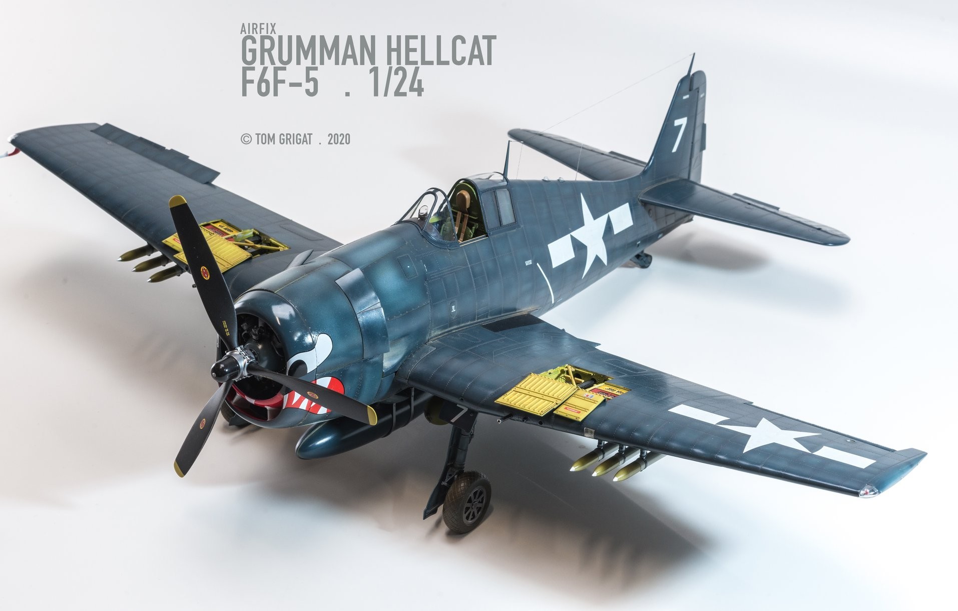 Grumman Hellcat F6F-5 by Tom Grigat