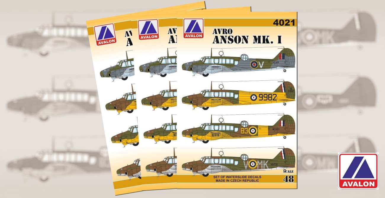 Decals: Avro Anson Mk.I