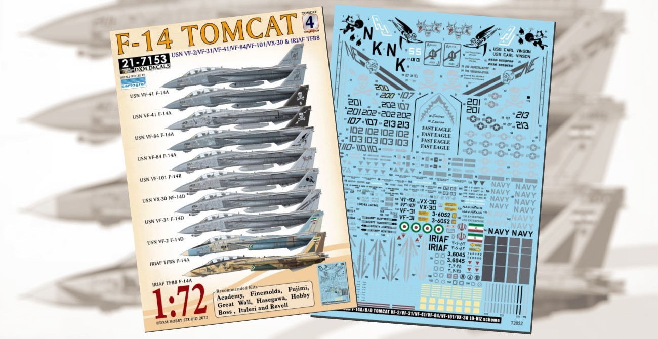 Decals: USN & IRIAF Tomcats Part II