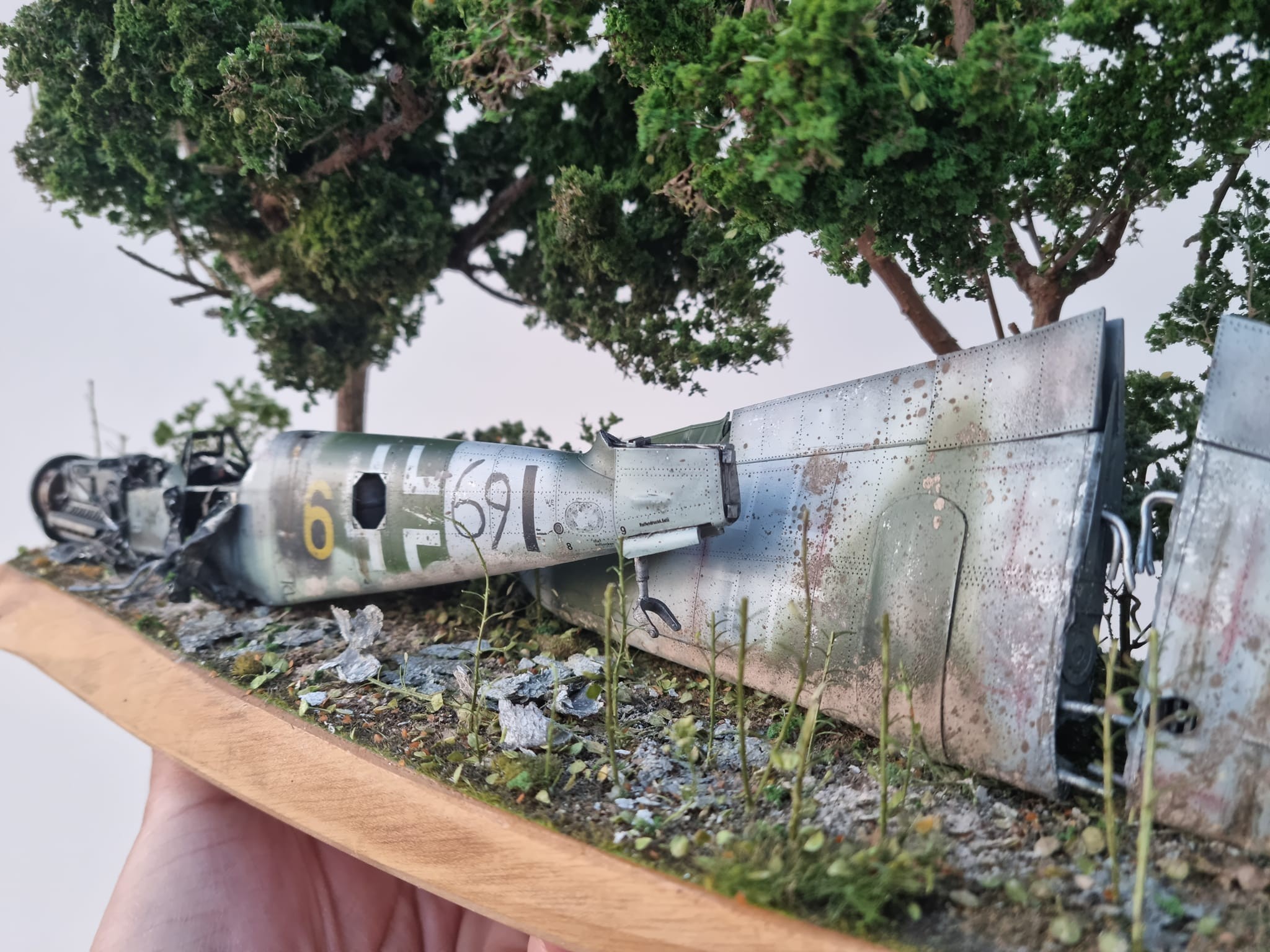 Derelict Airframe of the Bf109-K4 by Rowdy Flugzeugwerke
