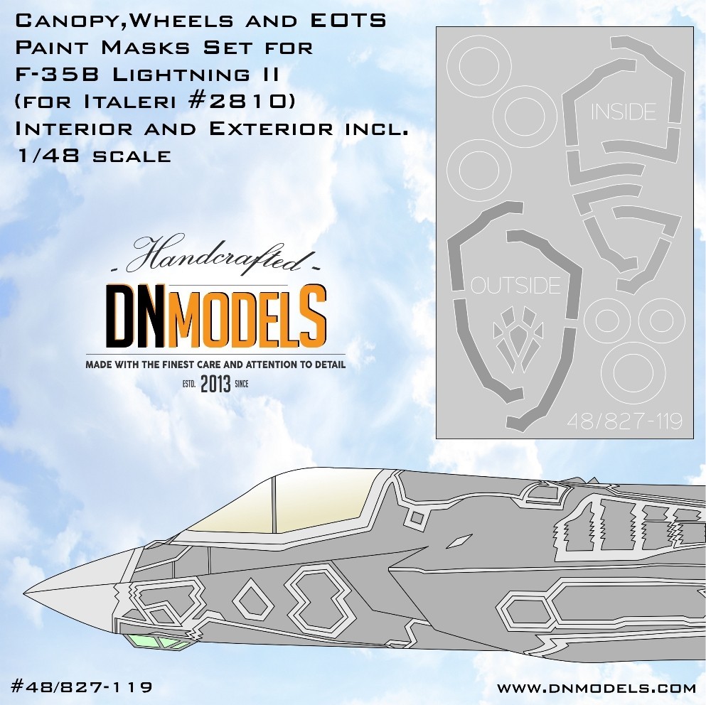 Lightning II Canopy, Wheels & EOTS Paint Masks Set