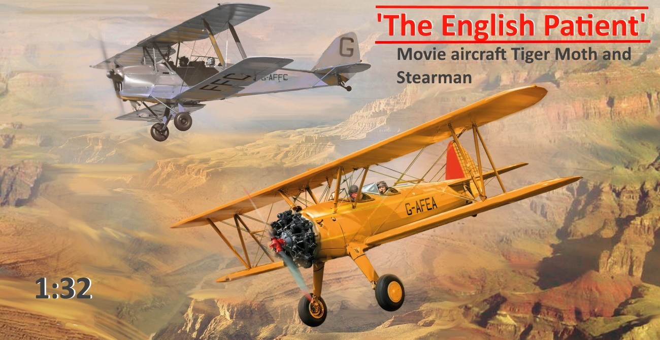‘English Patient’ Tiger Moth & Stearman Sept Release