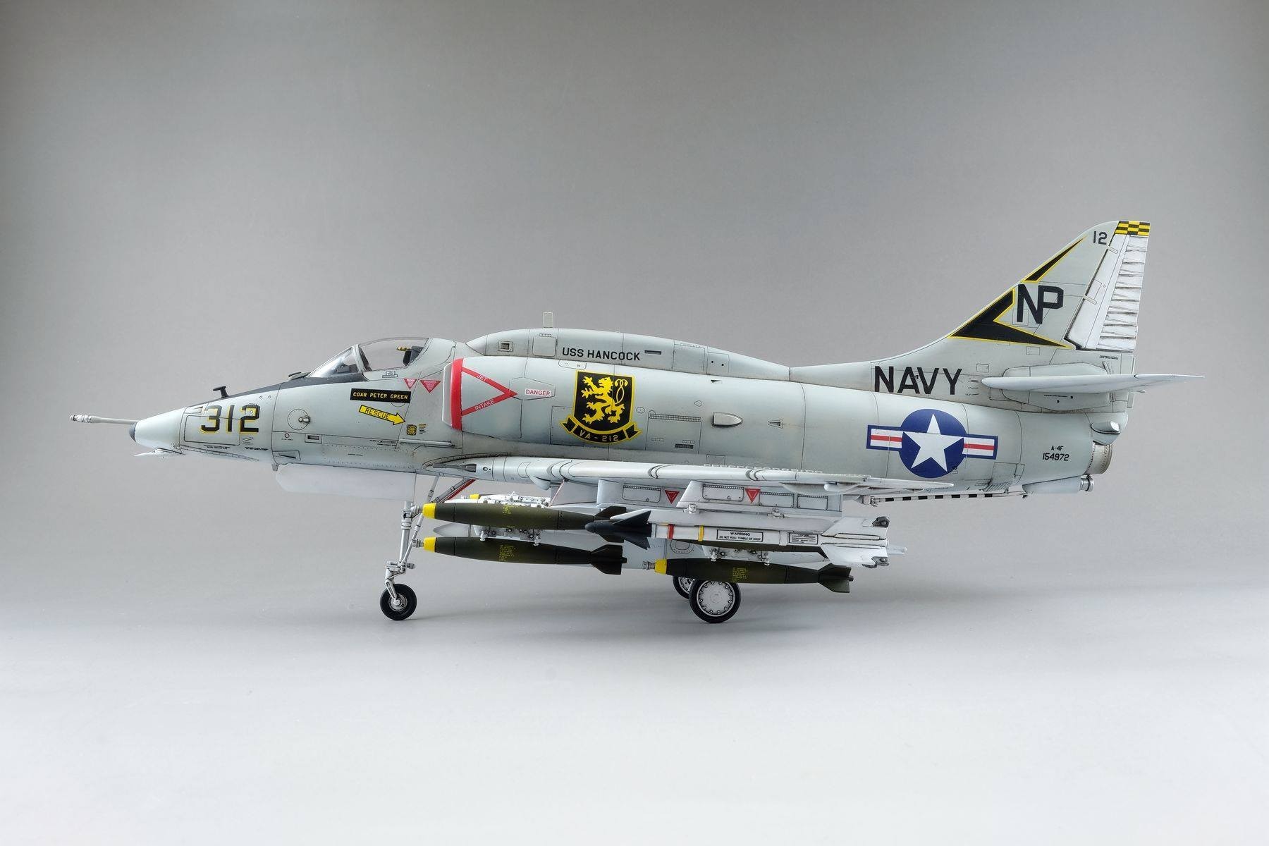 A-4F Skyhawk VA 2-2 Ramparts Raiders by Rick Dom