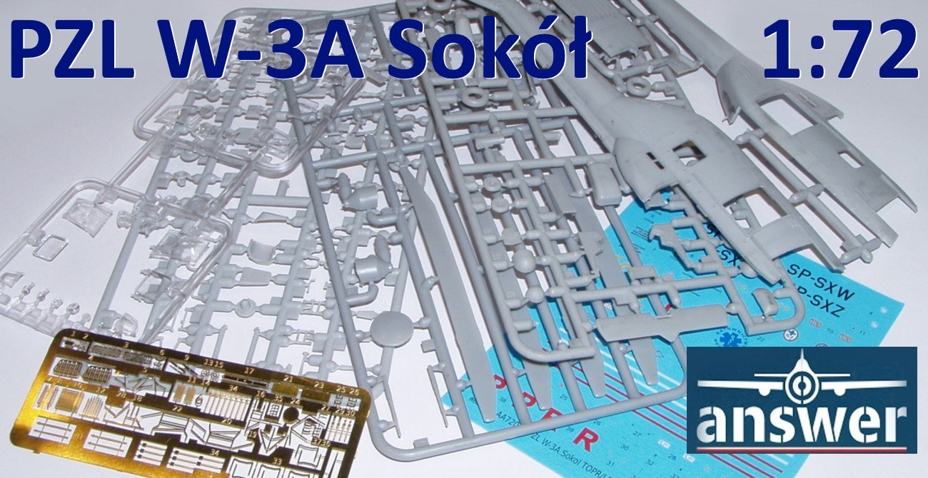 PZL W-3A Sokół Sprue Shots