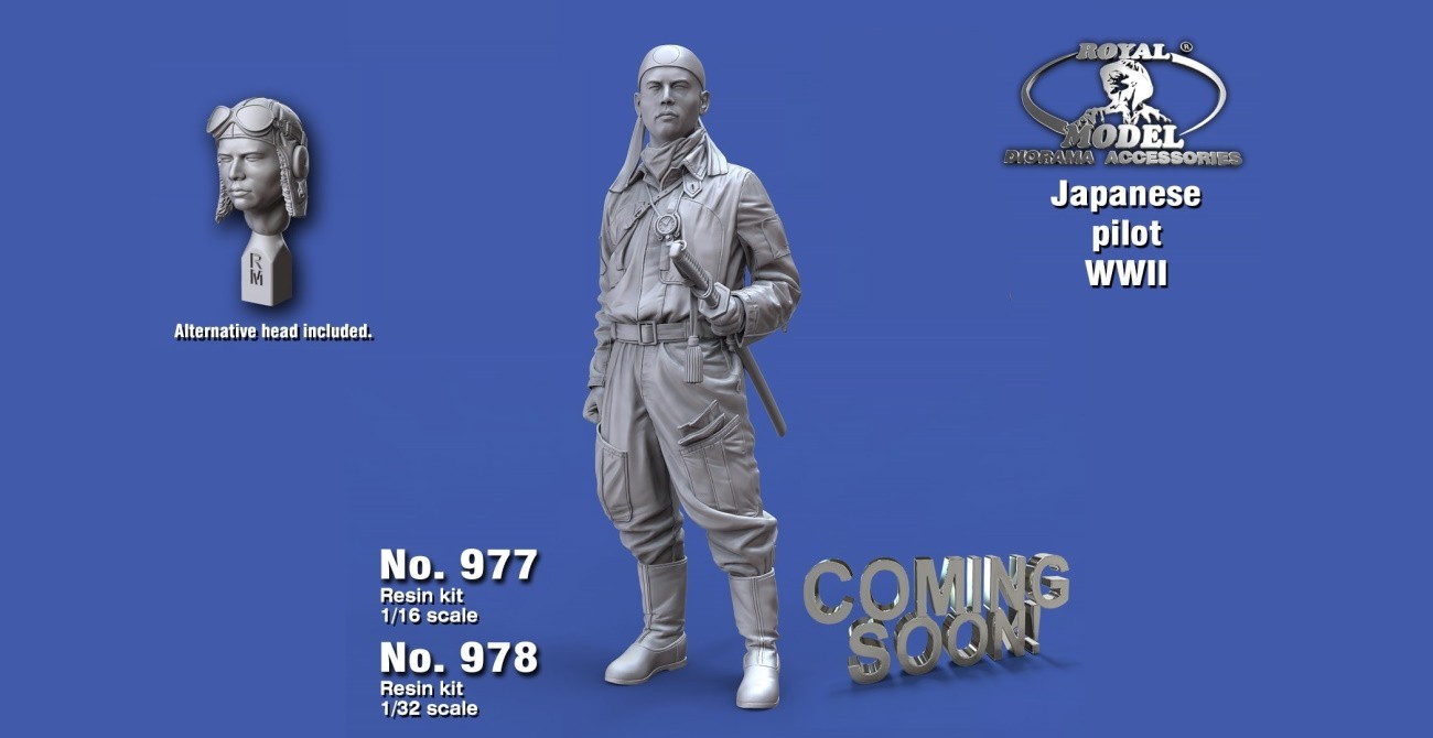 Japanese WWII Pilot Figure Coming Soon