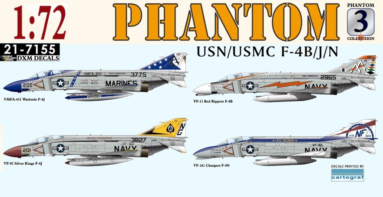 Decals: USN/USMC F-4 Collection #3
