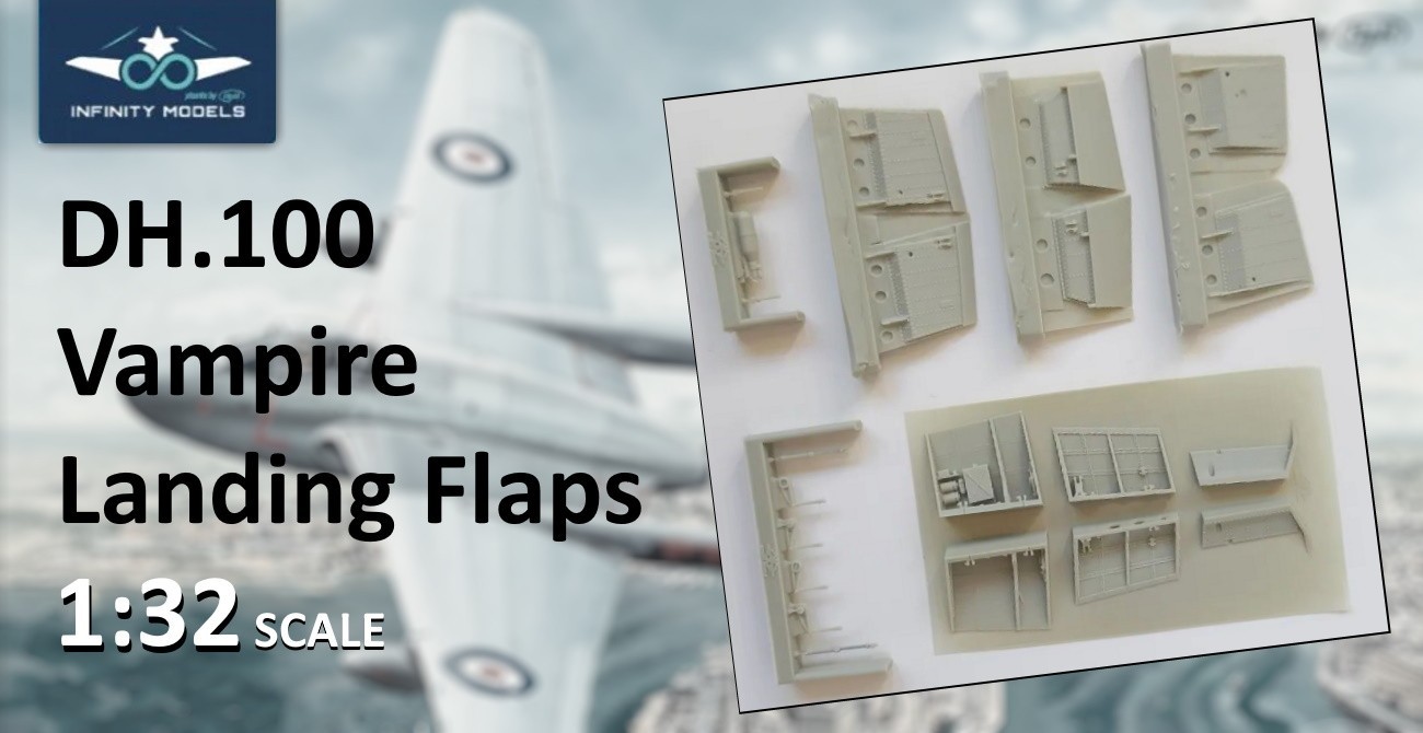 Vampire landing Flaps & Air Brakes Test Cast