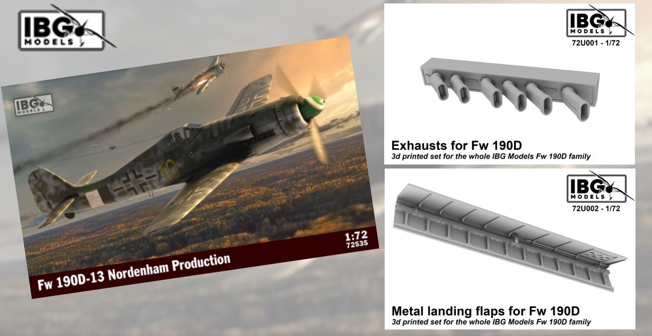 Fw 190D-13 & 3D Detail Sets December Releases
