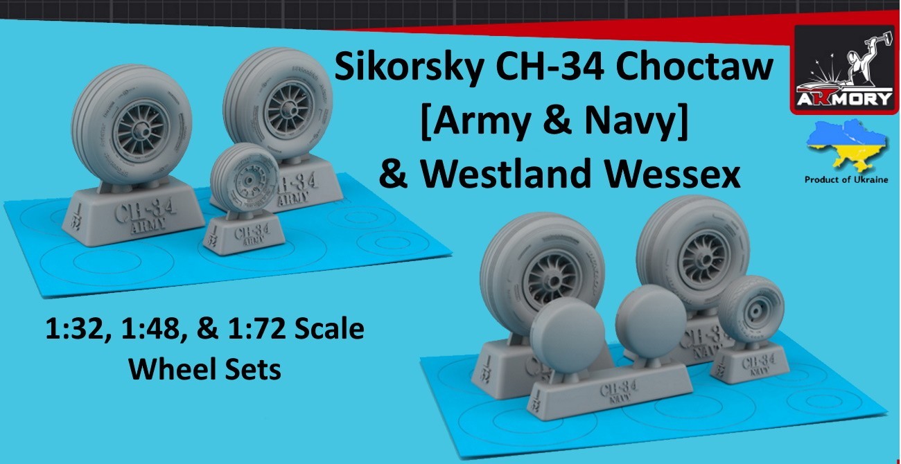 Choctaw, Sea Horse and Wessex Wheelsets Released