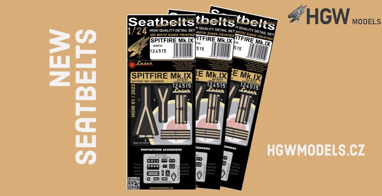 Spitfire Mk.IX Textile Seatbelt Released
