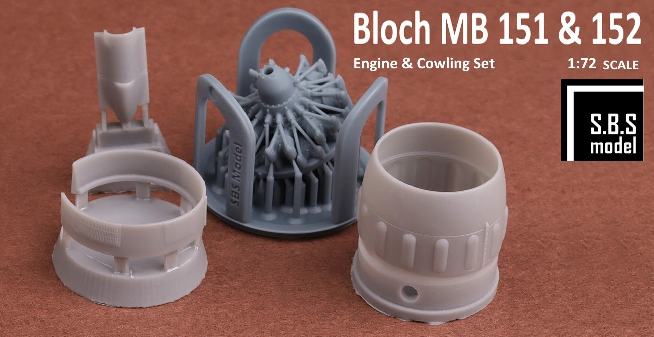 Bloch MB 151 & 152 Engine and Cowl Set Released