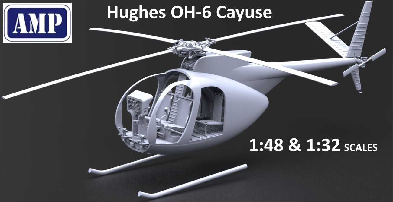 Hughes OH-6 Cayuse Renders
