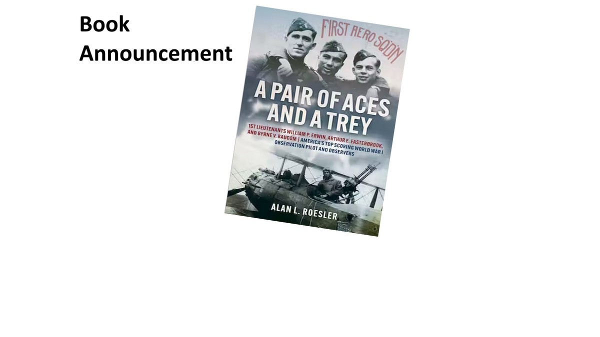WWI Two-seater Story: A Pair of Aces and a Trey