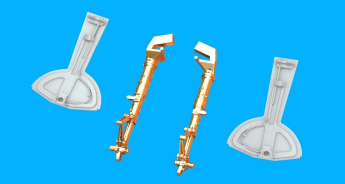 Bf 109G-2/4 Undercarriage Legs