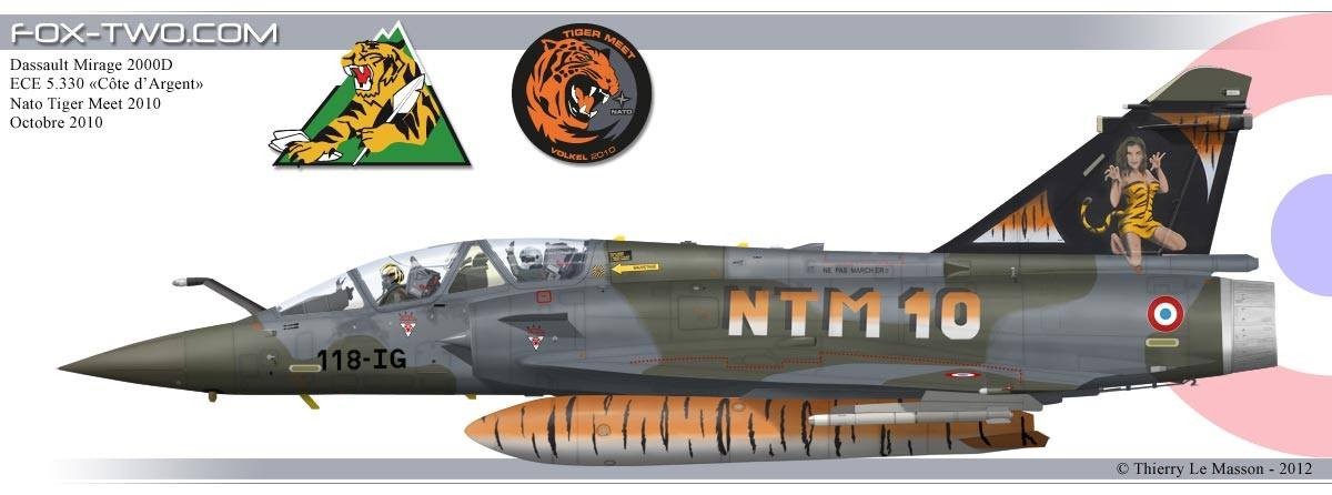 Mirage 2000D NatoTigerMeet 2010
