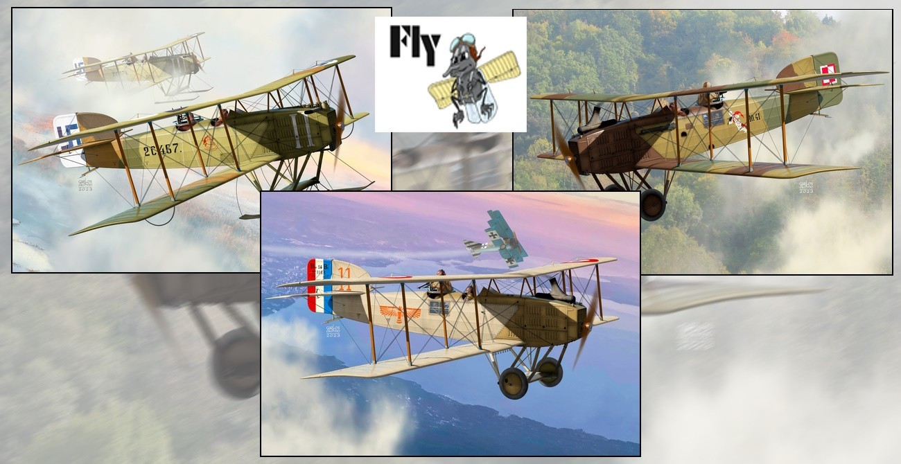 Breguet 14 A/B Sprue Shots