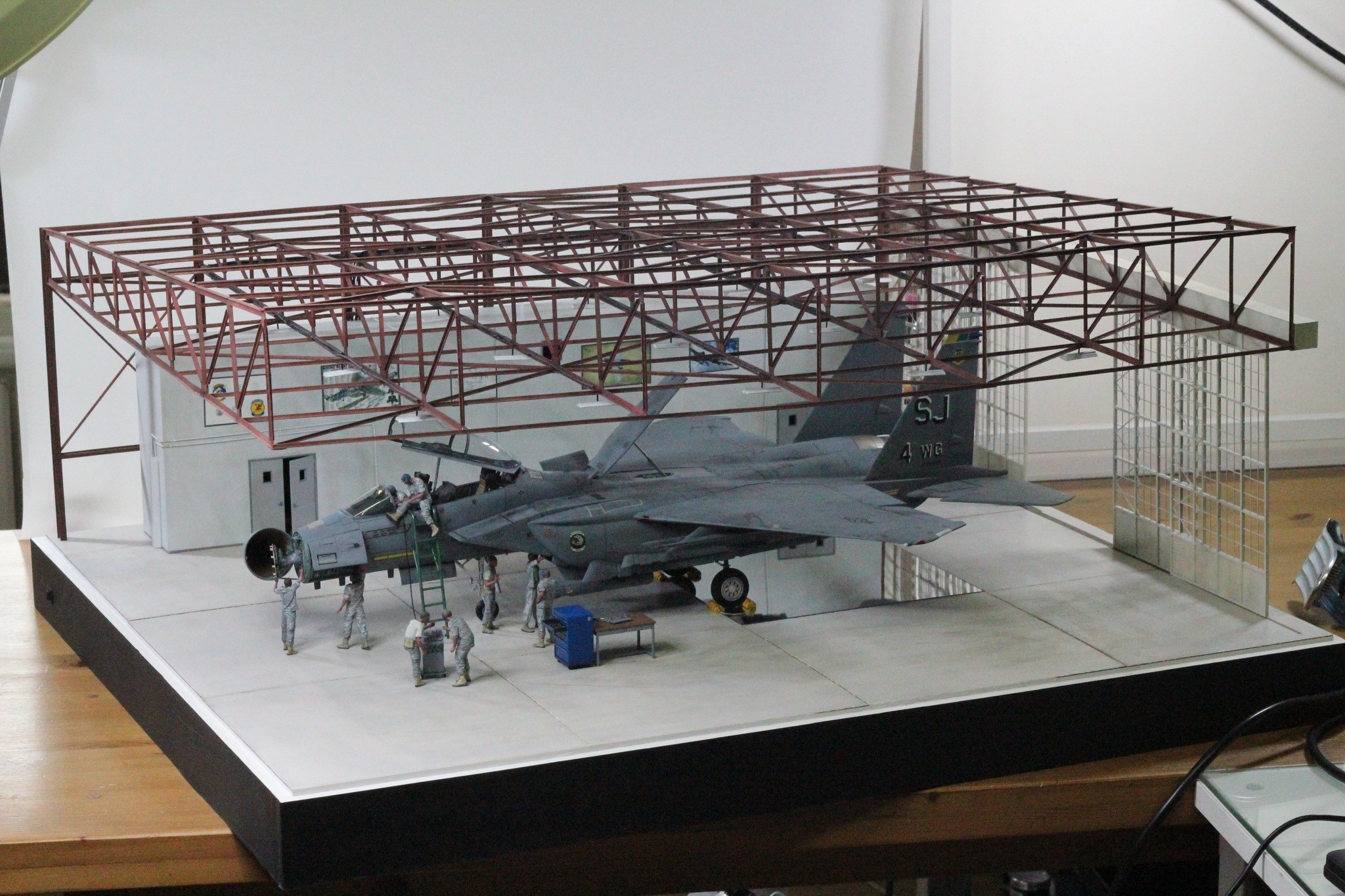 F-15E in quarter Hanger