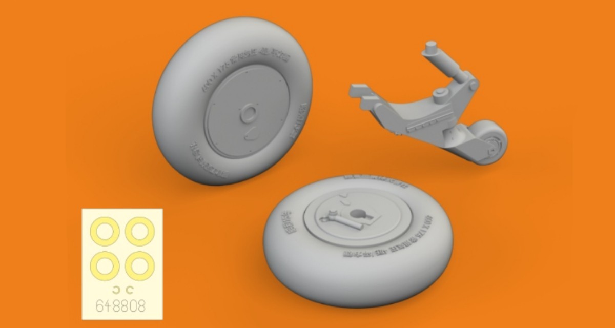 A6M Zero Wheels - Smooth Tyres