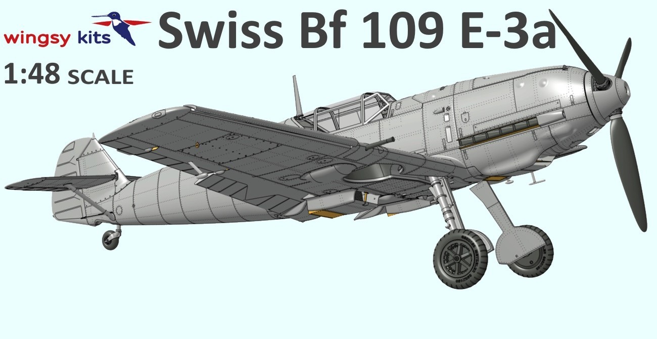 Swiss Bf 109 E-3a Renders & Marking Options