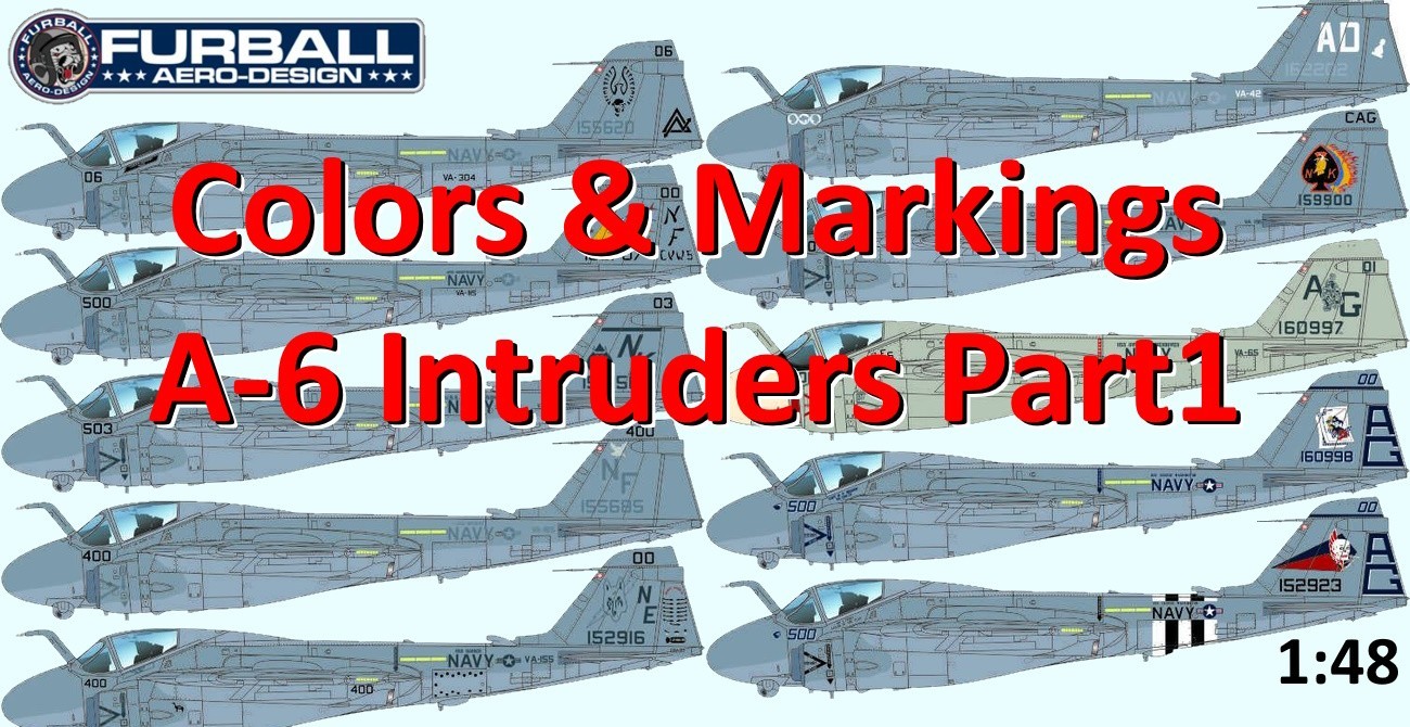 DECALS: Colors & Markings Of The A-6 Intruders Planned