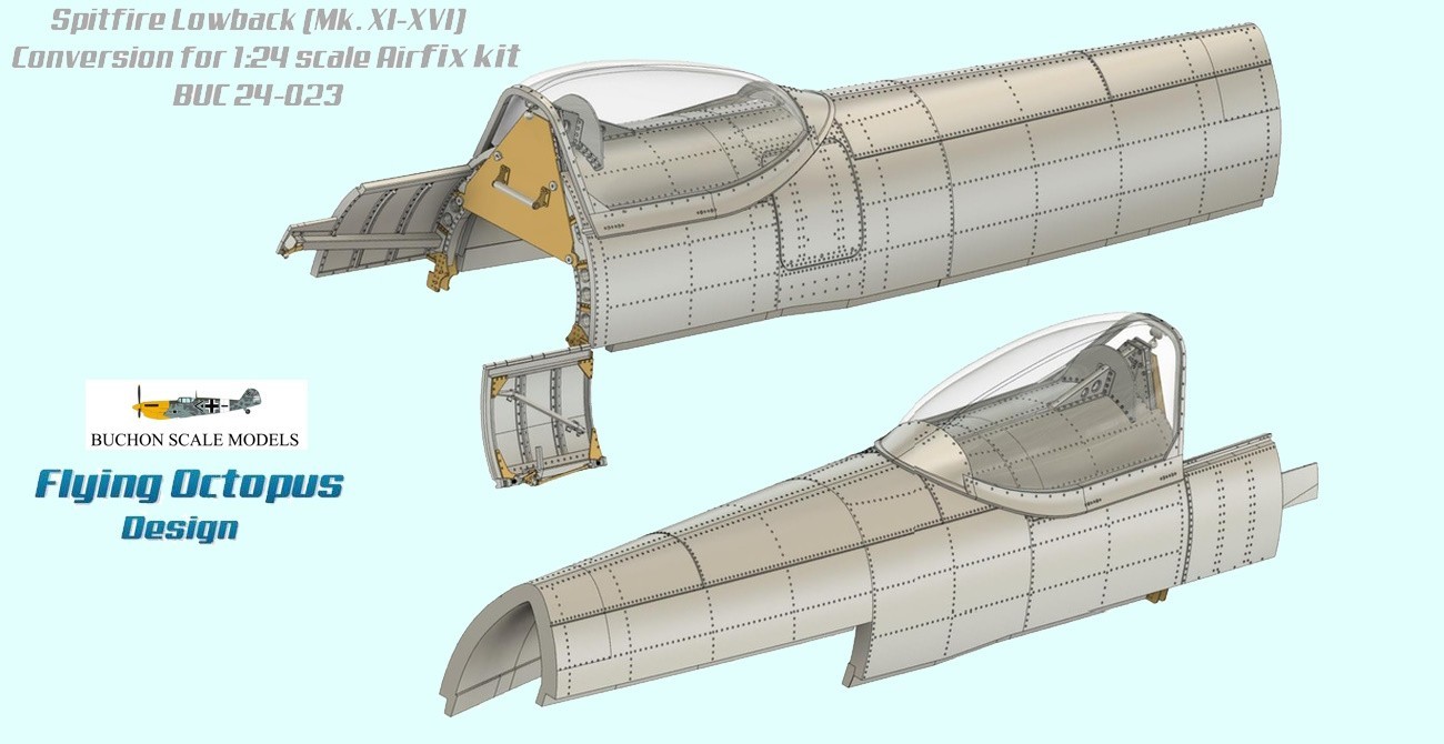 Spitfire Mk.IX and Mk.XVI Lowback Conversion