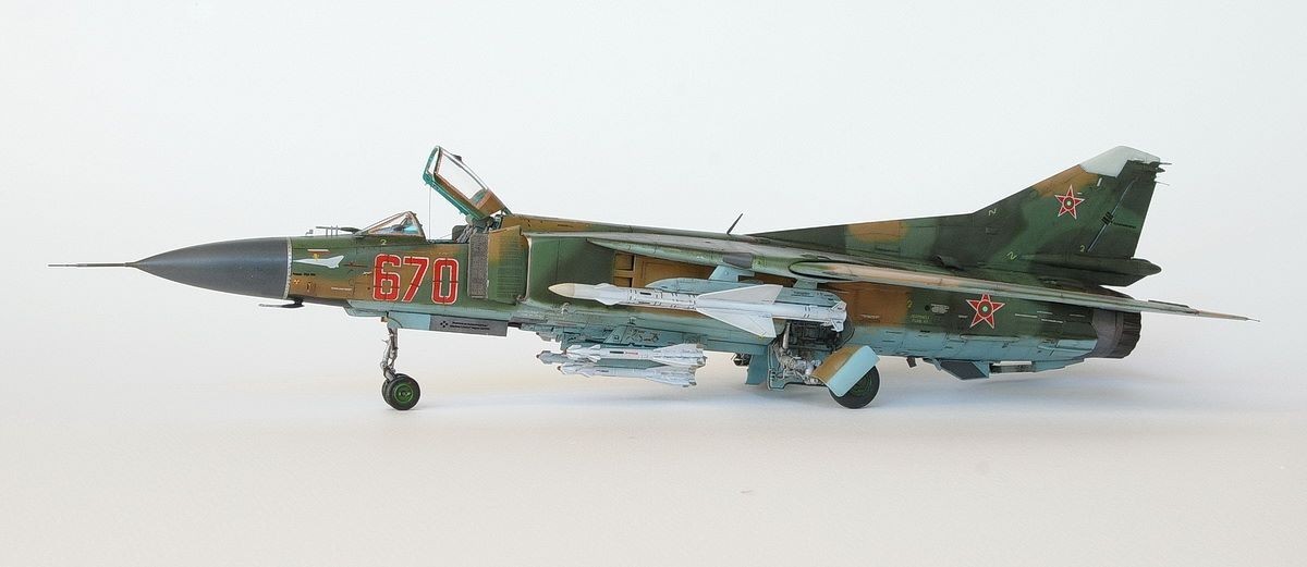 MiG-23 MF in the colours of the People's Republic of Bulgaria