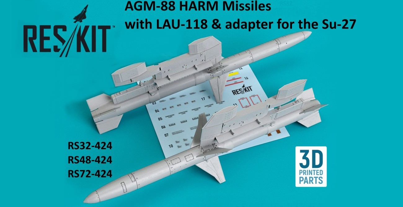 AGM-88 HARM For Ukrainian Su-27 Released