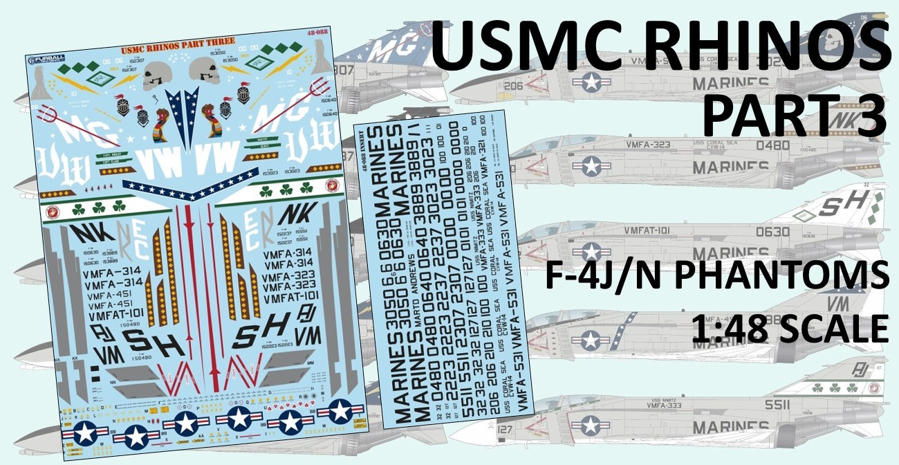 DECALS: USMC Rhinos Part 3
