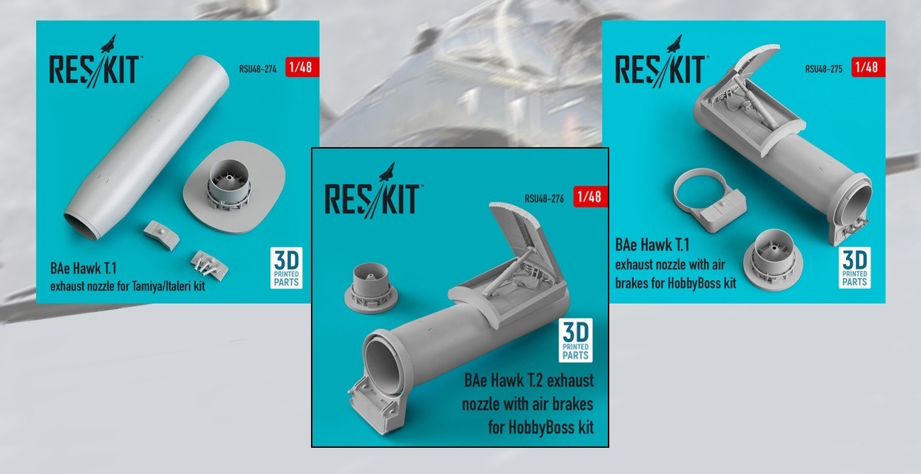 Hawk T.1/T.2 Engine Nozzle & Air Brake Detail Sets