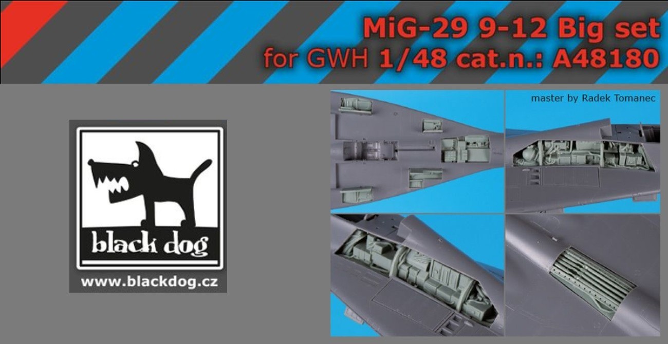 Mig-29 9-12 Electronic Bay Detail Sets