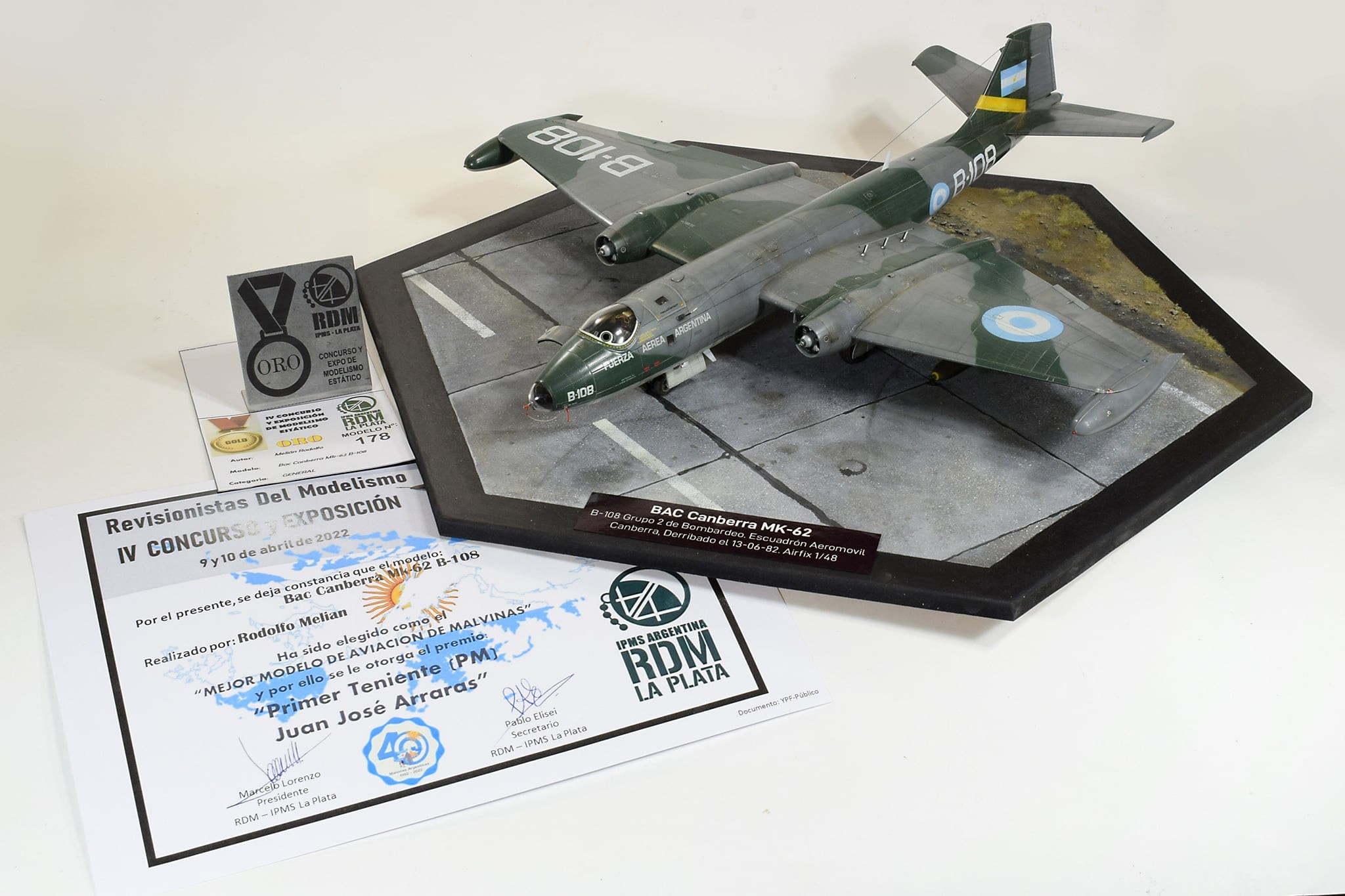 CANBERRA Mk-62 of the Argentine Airforce Formerly B.2 bombers  Refurbished (ex-RAF)