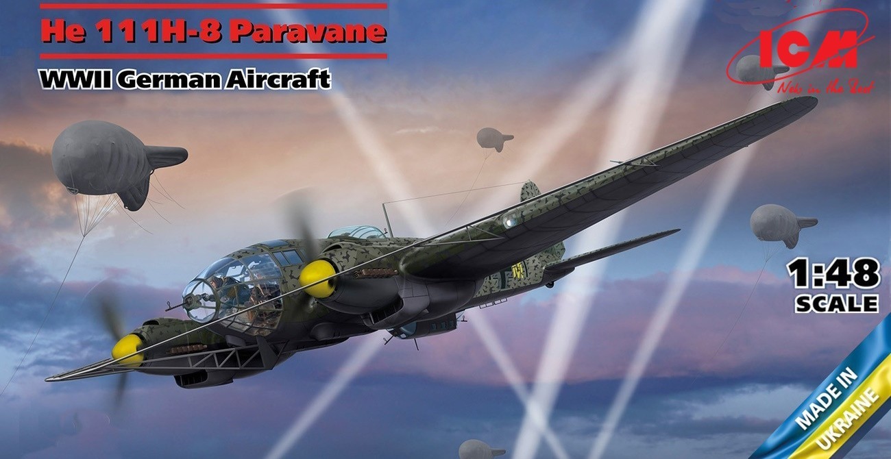 He 111 Paravane Parts View