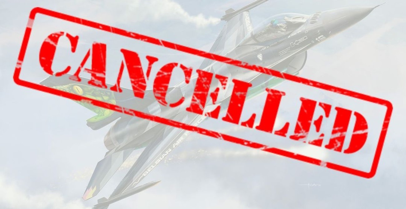 F-16A MLU Dream Viper Release Cancelled