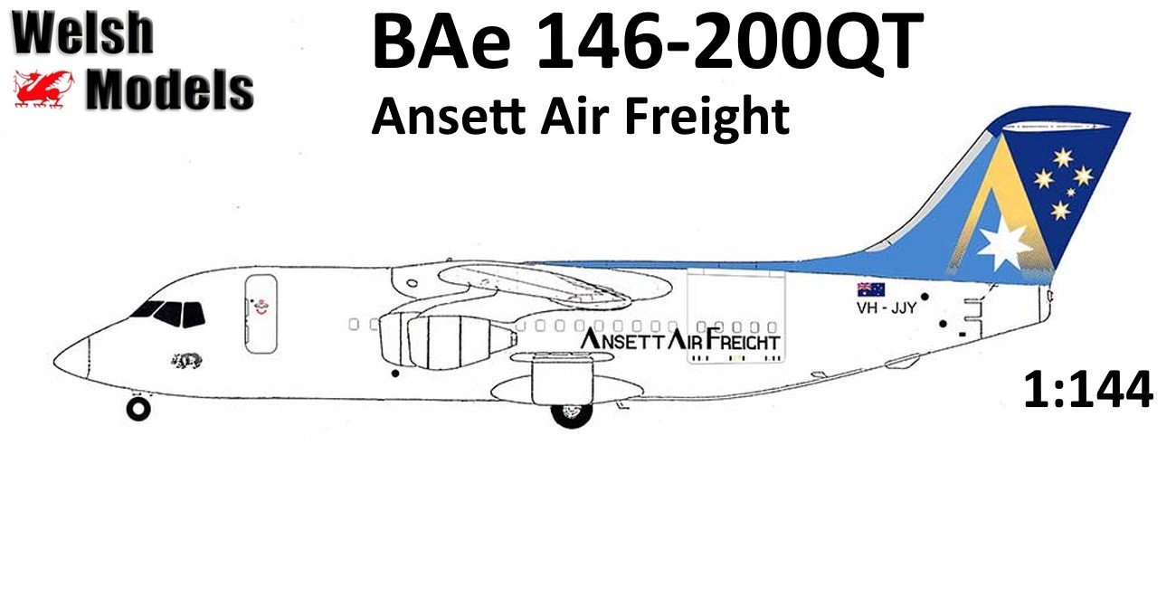 Ansett Air Freight BAe 146 Released
