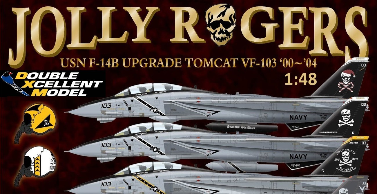 Decals: Tomcats ‘Jolly Rogers’ Marking Options