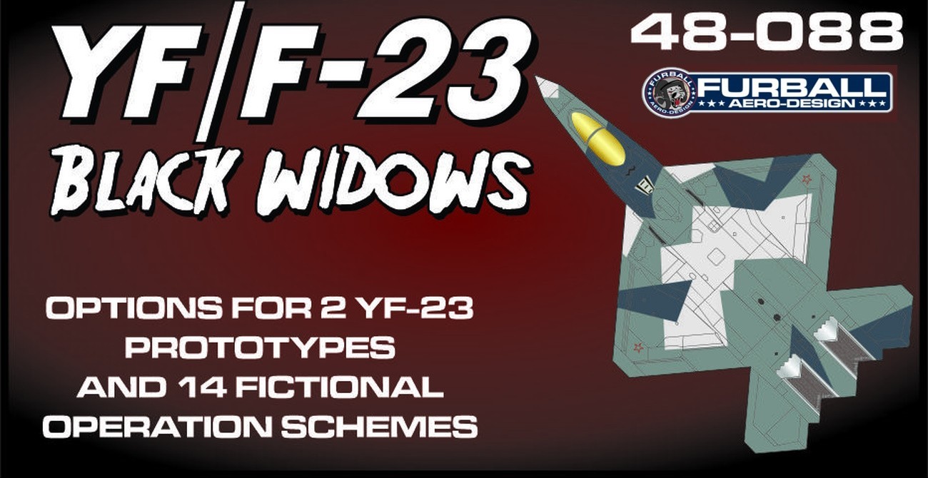 Decals: YF/F-23 Black Widows Released
