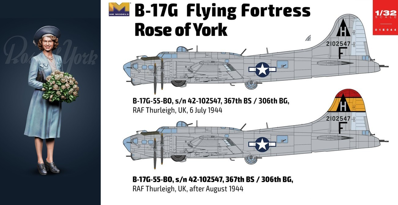 The Modelling News: HK Models release the 32nd scale Rose of York