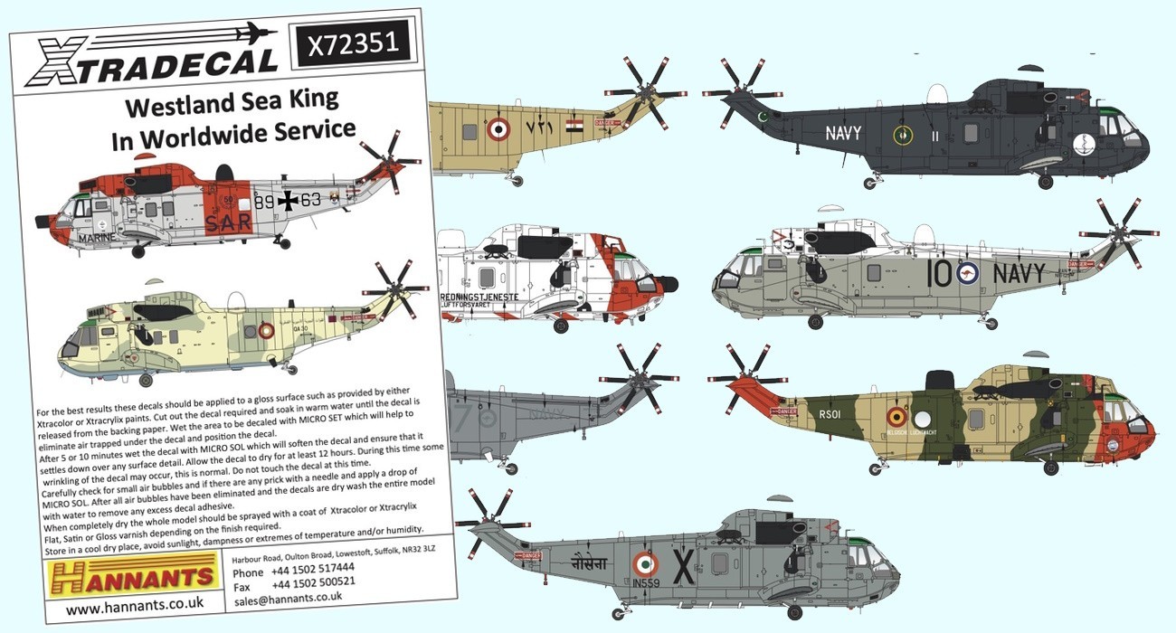 Westland Sea King Decal Set Planned
