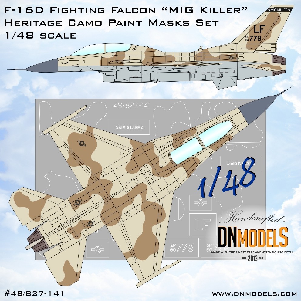 F-16D “MiG Killer” Camouflage Paint Masks set