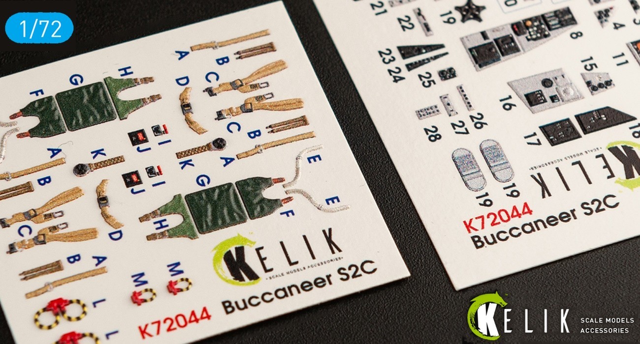 Buccaneer 3D Cockpit Decal Set