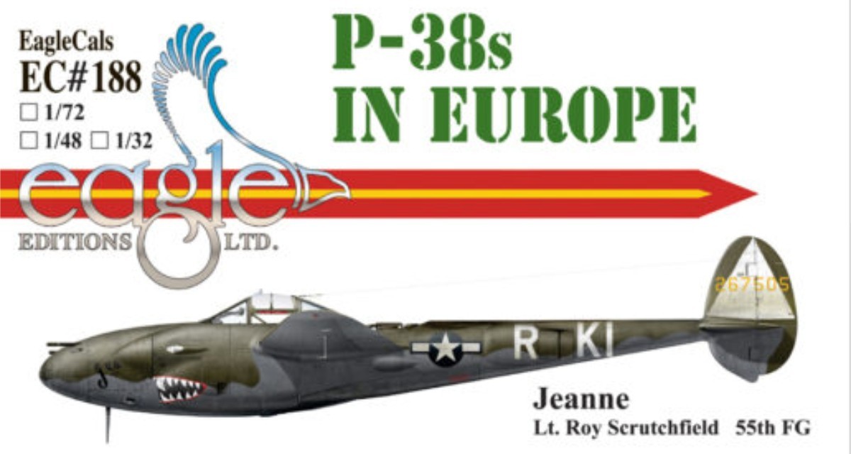 EagleCals #188 P-38 Lightnings in Europe