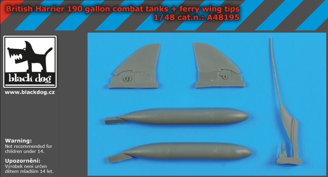 Harrier Fuel Probe, Tanks & Ferry Wing Tips Released