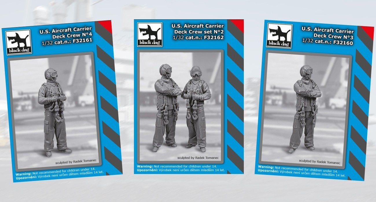 Modern US Carrier Deck Crew Figures Released