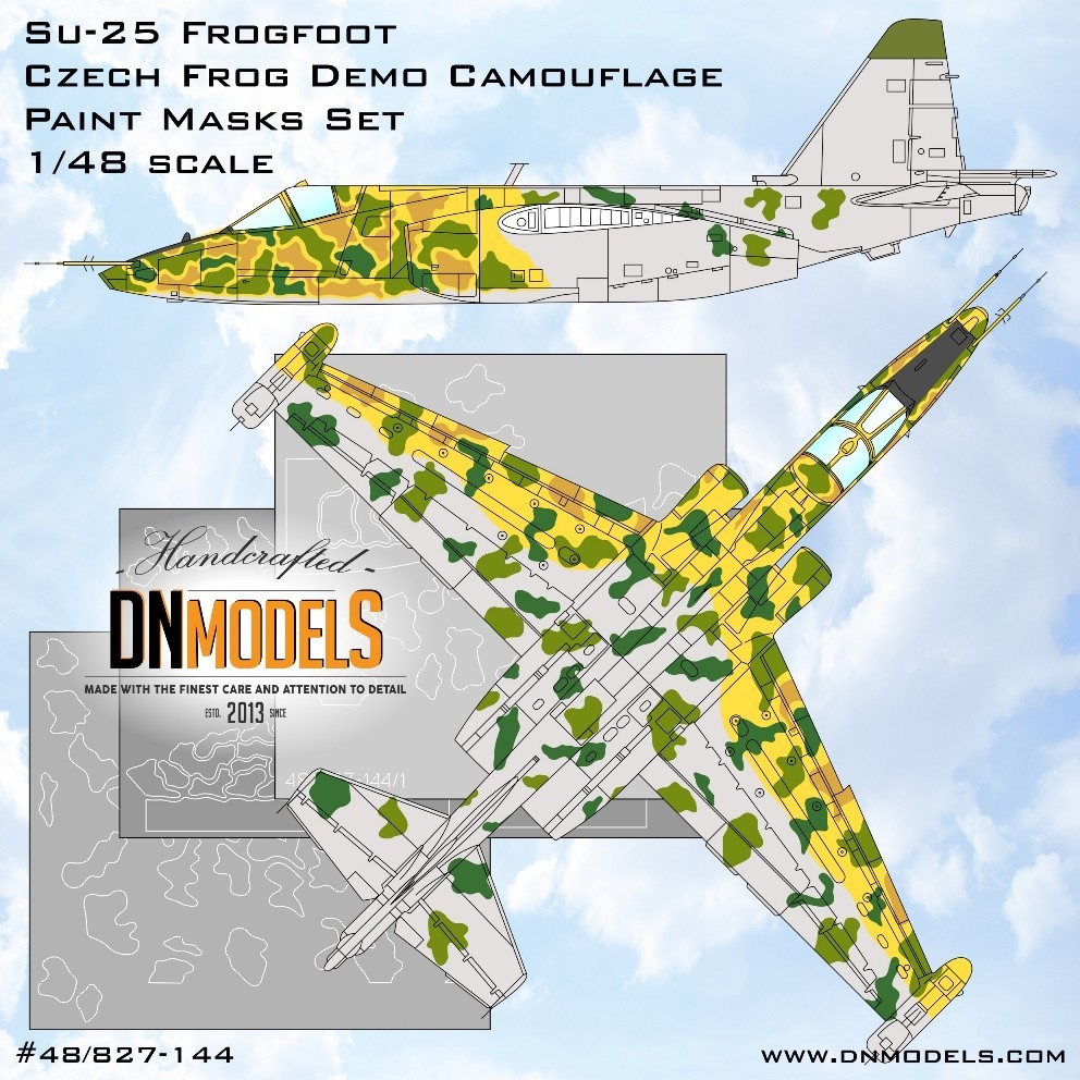 Su-25 Demo Camouflage Paint Masks Set