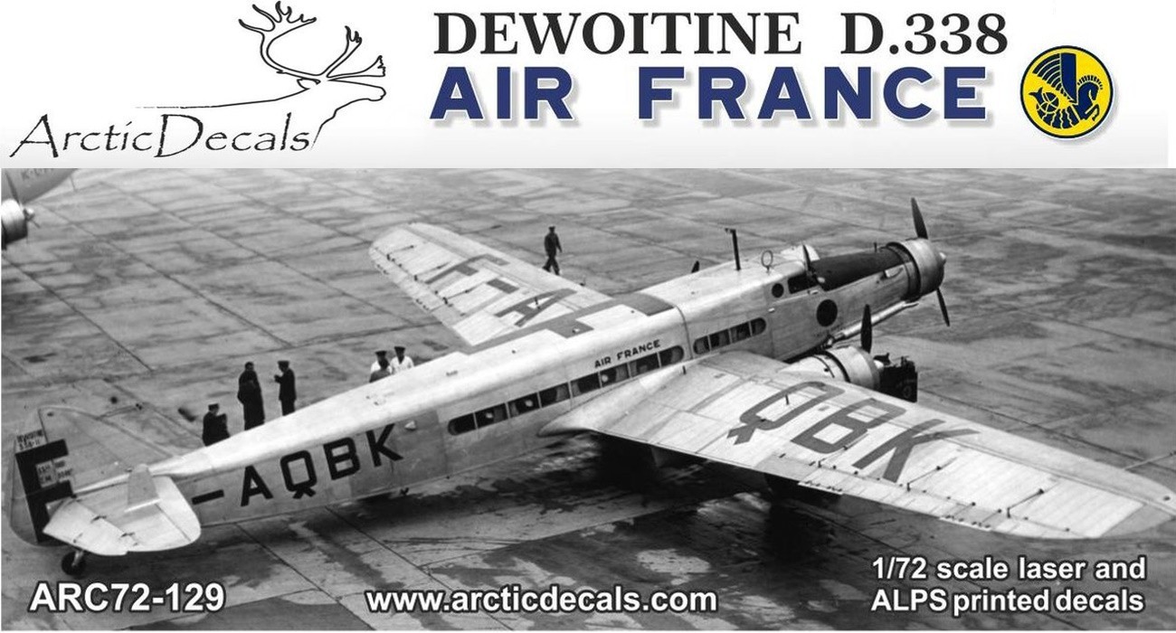 Decals & Masks: Air France Dewoitine D.338