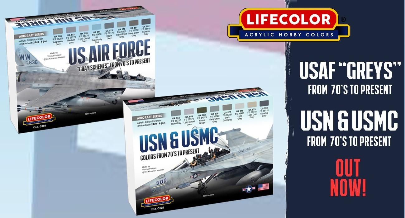 Modern USAF, USN & USMC Paint Sets Released