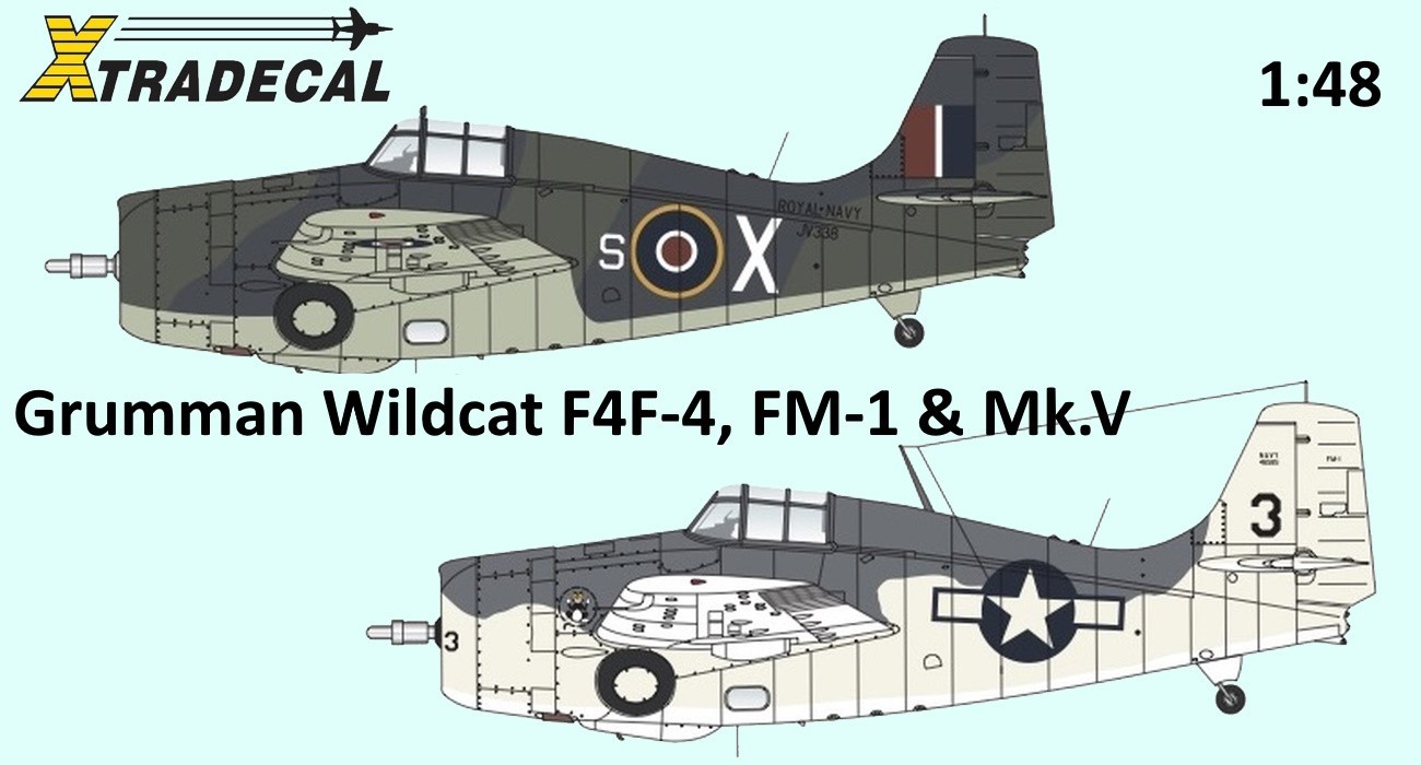 Decals: Grumman Wildcat