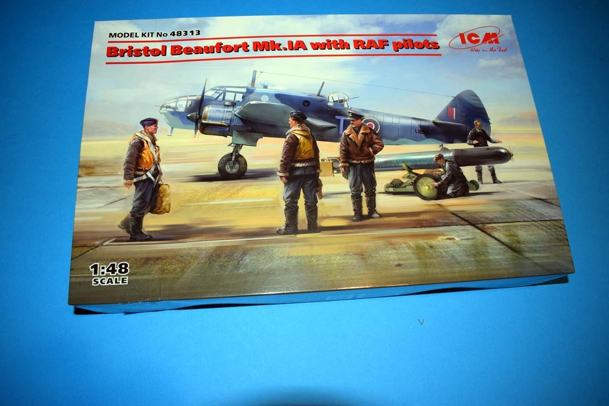 Bristol Beaufort Mk.1A with RAF Pilots