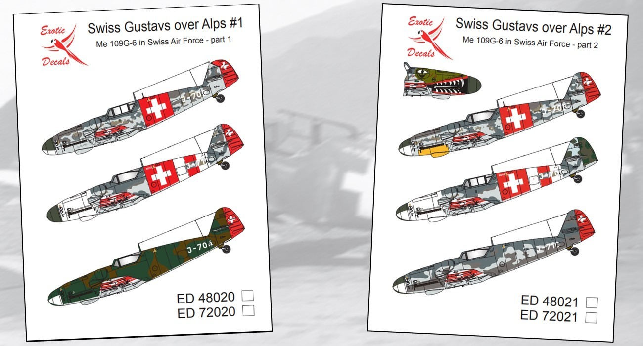 Decals: Swiss Gustavs over Alps