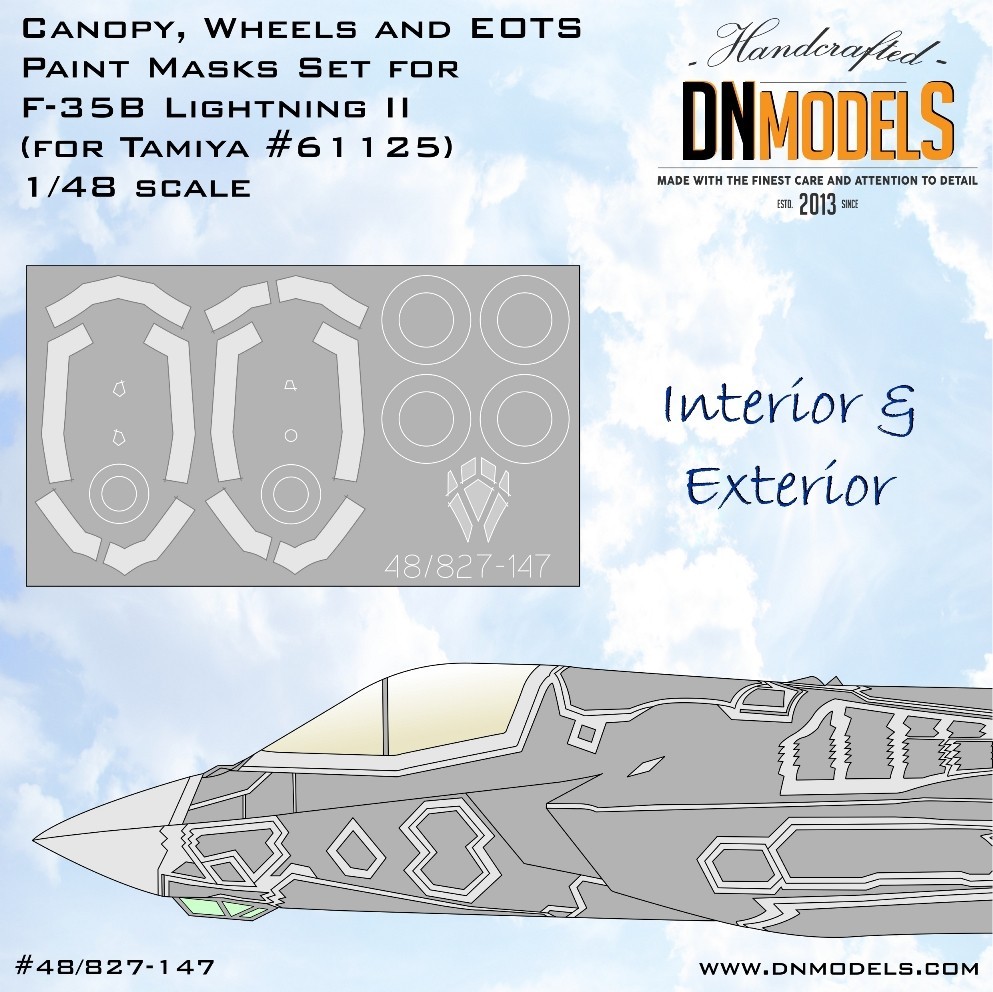 F-35B Canopy, Wheels & EOTS Paint Masks